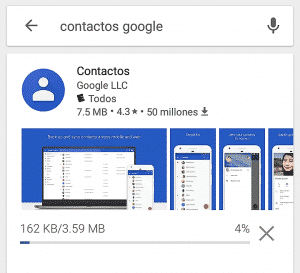 Pasos para resguardar los contactos en contactos Google