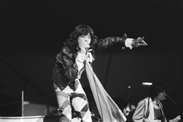 Mick Jagger en un concierto de los Rolling Stones en La Haya